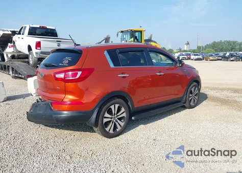 2011 Kia Sportage Ex из США, поврежденный, VIN KNDPCCA21B7092821